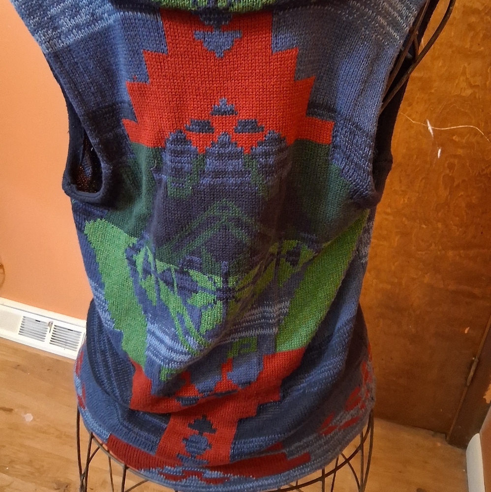 Chaps Multicolor Knit Vest - Picture 3 of 4